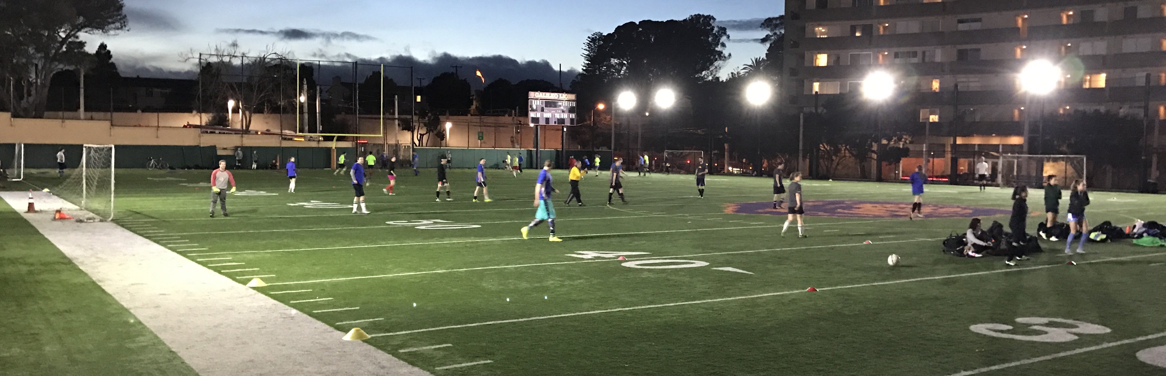 Soccer Field at Ghirardelli Square, Marina